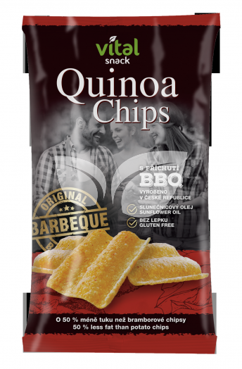 Vital Snack quinoa chips bbq ízű 60 g • Egészségbolt