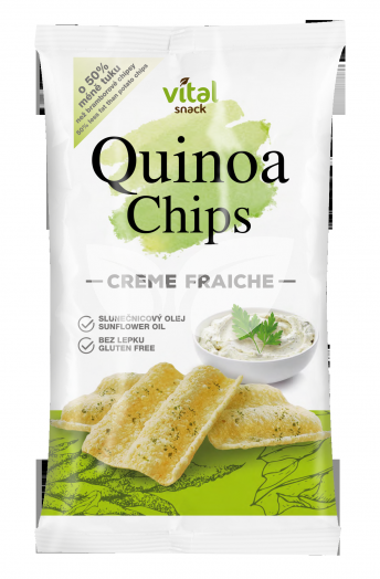 Vital Snack quinoa chips tejfölös ízű 60 g • Egészségbolt