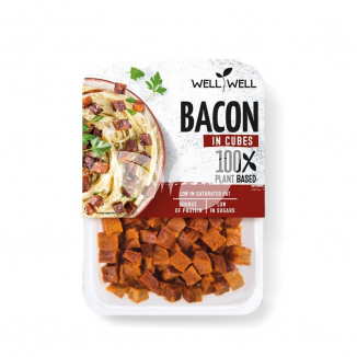 Well-Well vegán kockázott `bacon` 180 g
