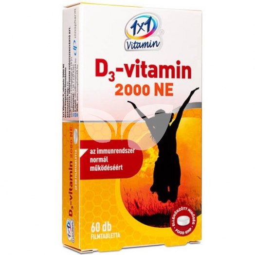 1x1 vitamin d3-vitamin 2000NE filmtabletta 60 db • Egészségbolt