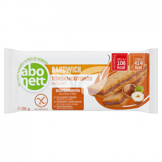 Abonett sandwich törökmogyorós 26 g