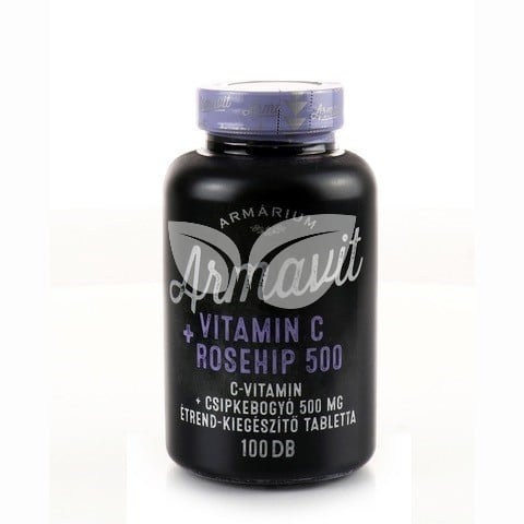Armárium armavit c-vitamin+csipkebogyó 500 mg étrend-kiegészítő tabletta 100 db • Egészségbolt