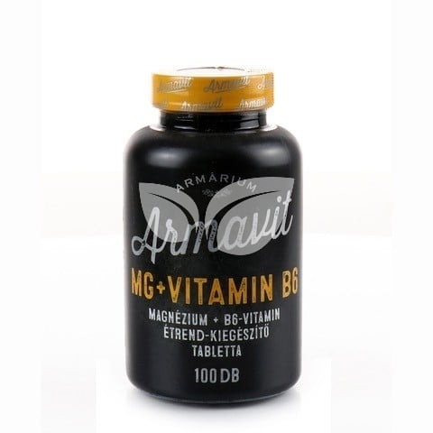 Armárium armavit magnézium+b6 vitamin étrend-kiegészítő tabletta 100 db • Egészségbolt