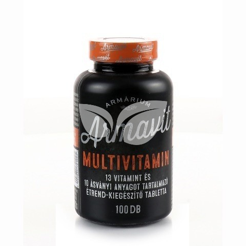 Armárium armavit multivitamin 13 vitamin és 10 ásványi anyagot tartalmazó étrend-kiegészítő tabletta 100 db • Egészségbolt