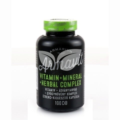 Armárium armavit vitamin+ásványianyag+gyógynövények komplex étrend-kiegészítő tabletta 100 db • Egészségbolt