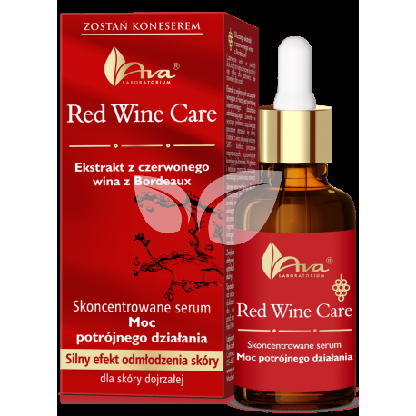 Ava anti aging ránctalanító és bőrfiatalító arcszérum bordeaux-i vörösbor kivonattal 30 ml • Egészségbolt