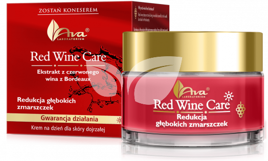 Ava anti aging ránctalanító nappali arckrém bordeaux-i vörösbor kivonattal 50 ml • Egészségbolt