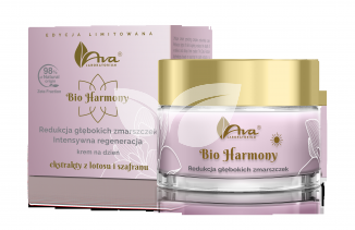 Ava bio harmony luxury intenzív ránctalanító és bőrkisimító anti-aging nappali arckrém sáfránnyal és lótusszal 50 ml