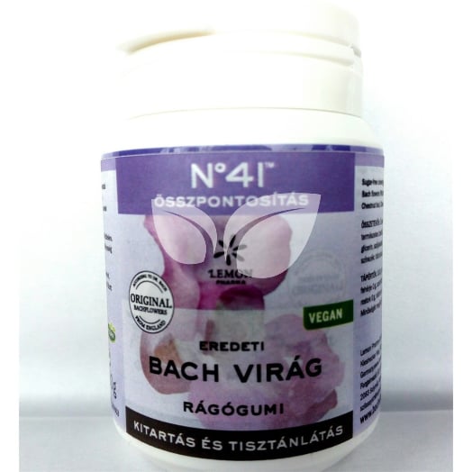 Bach virágterápiás rágógumi összpontosít 60 g • Egészségbolt