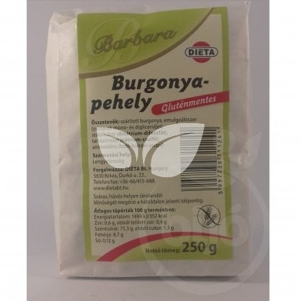 Barbara gluténmentes burgonyapehely 250 g • Egészségbolt