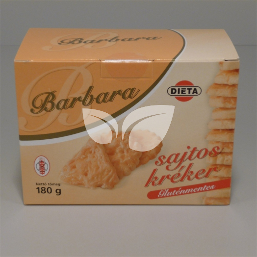 Barbara gluténmentes kréker sajtos 150 g • Egészségbolt