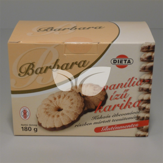 Barbara gluténmentes vaníliás karika 150 g • Egészségbolt