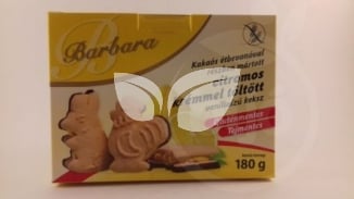Barbara gluténmentes vaníliás keksz citrom tölt. étbevonatos 150 g