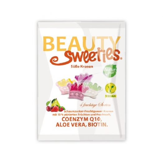 Beauty Sweeties gluténmentes vegán gumicukor koronák 125 g • Egészségbolt