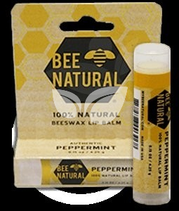 Bee Natural borsmenta illatú méhviasz ajakbalzsam 4 g • Egészségbolt