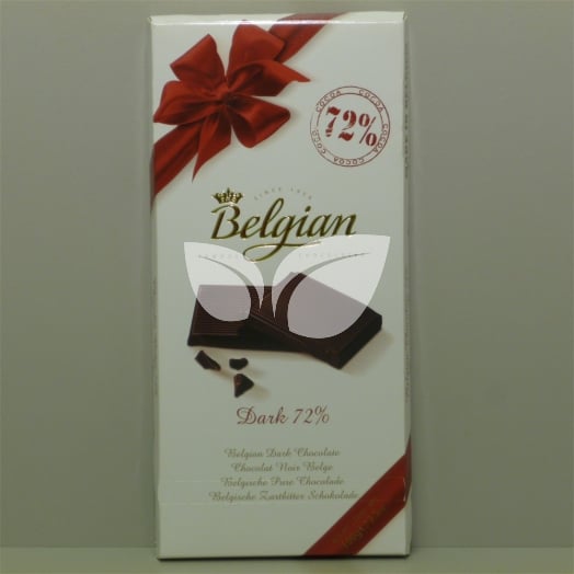 Belgian Dark étcsokoládé 72% 100 g • Egészségbolt