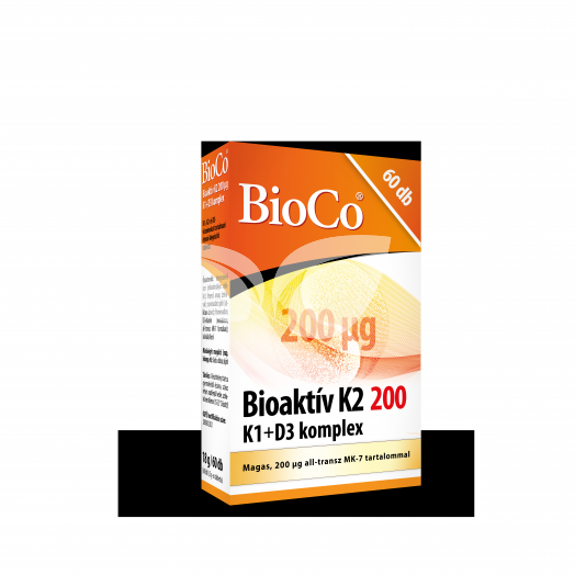 Bioco bioaktív k2 200 k1+d3 komplex tabletta 60 db • Egészségbolt