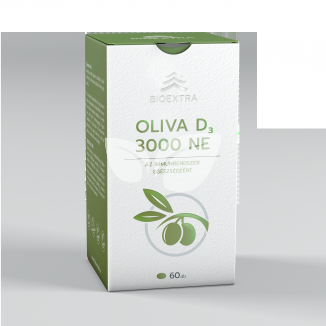 Bioextra oliva d3 3000 NE étrend-kiegészítő lágyzselatin kapszula 60 db