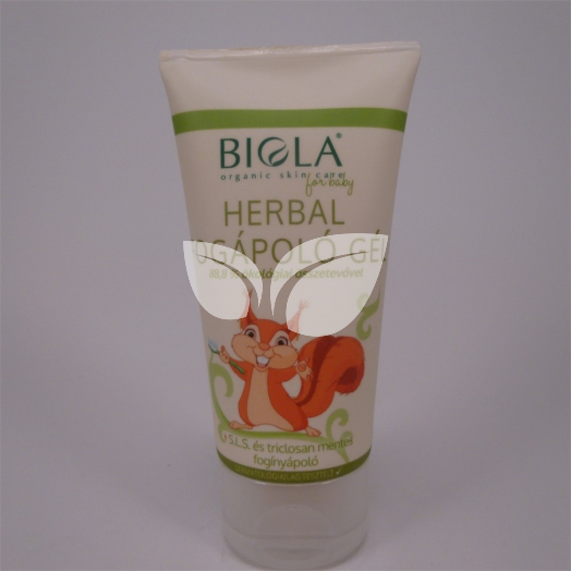 Biola bio herbal fogápoló gél 50 ml • Egészségbolt
