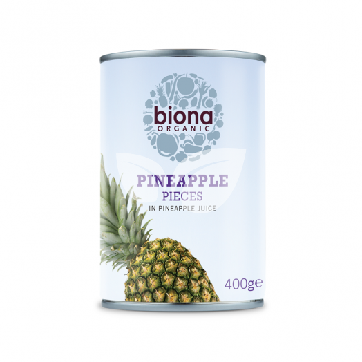 Biona bio ananász darabok ananászlében 400 g • Egészségbolt