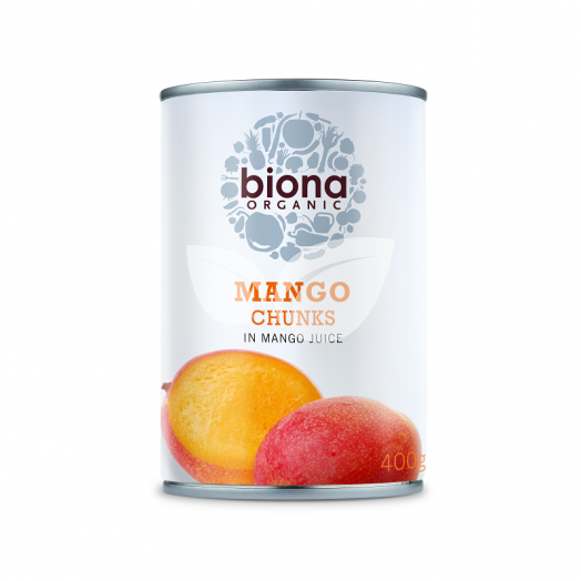 Biona bio mangó darabok mangólében 400 g • Egészségbolt