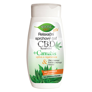 Bione cbd+cannabis nyugtató hatású tusfürdő 260 ml