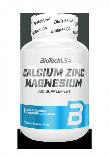 Biotech calcium-zinc-magnesium tabletta 100 db • Egészségbolt