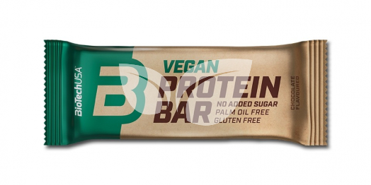 Biotech vegan protein bar csokoládé 50 g • Egészségbolt