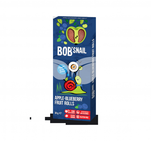 Bob Snail gyümölcstekercs alma-áfonya 30 g • Egészségbolt