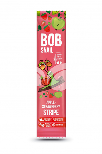 Bob Snail gyümölcstekercs alma-eper 14 g • Egészségbolt