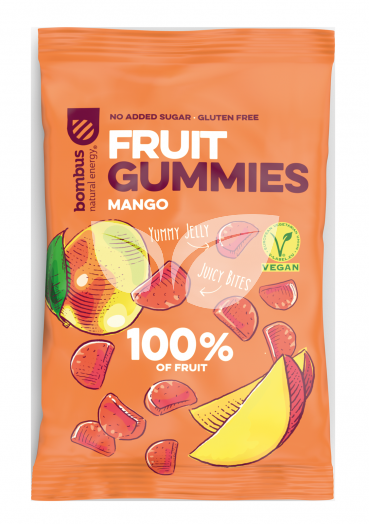Bombus fruit gummies mangós gyümölcscukorkák 35 g • Egészségbolt