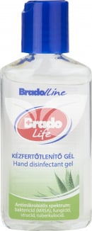 Bradolife kézfertőtlenítő gél aloe vera 50 ml
