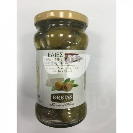 Bretas olivabogyó zöld fetasajttal töltve 314 ml