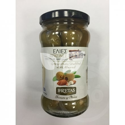 Bretas olivabogyó zöld mandulával töltve 314 ml • Egészségbolt