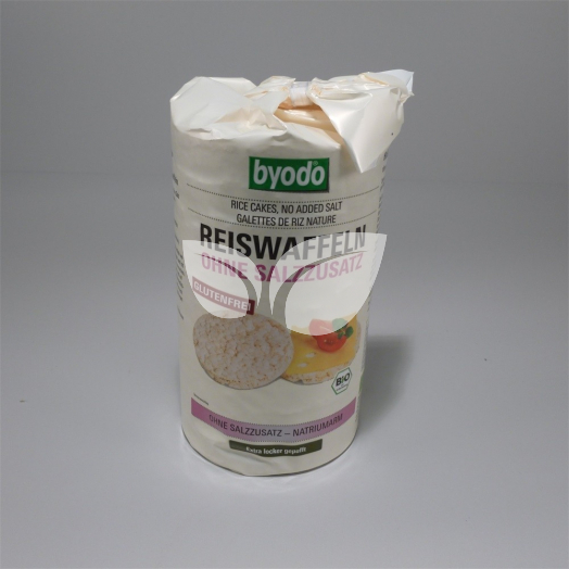 Byodo bio gluténmentes rizsszelet natúr sómentes 100 g • Egészségbolt
