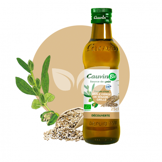 Cauvin bio szezámolaj 250 ml • Egészségbolt