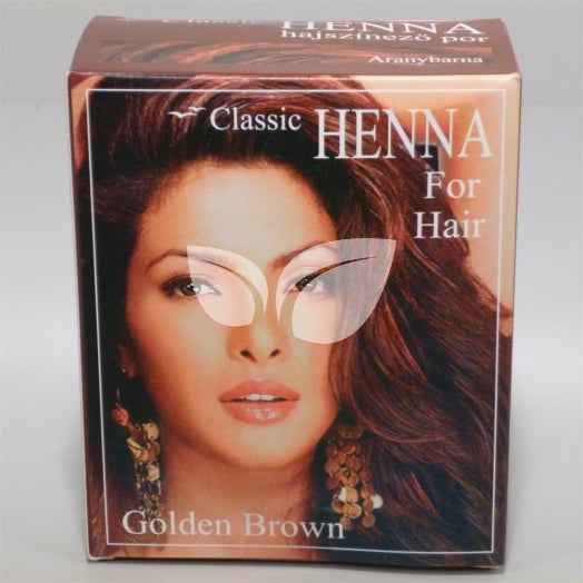 Classic Henna hajszínező por aranybarna 100 g • Egészségbolt