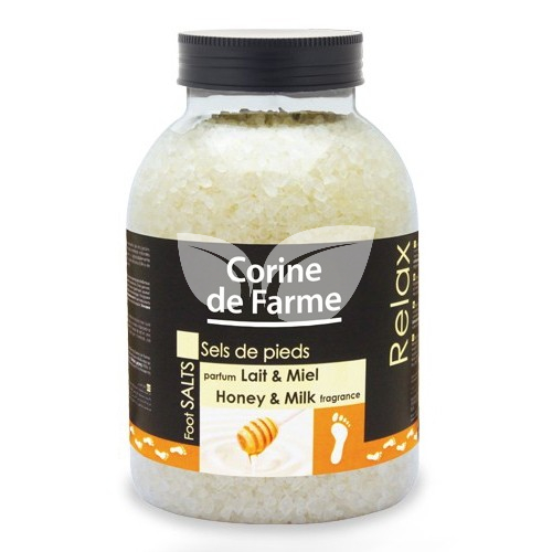 Corine De farm fürdősó relax tej-méz illattal 1300 g • Egészségbolt