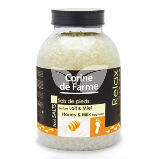 Corine De farm fürdősó relax tej-méz illattal 1300 g