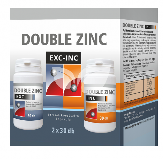 Double Zinc exc-inc kapszula 30+30 db 60 db • Egészségbolt