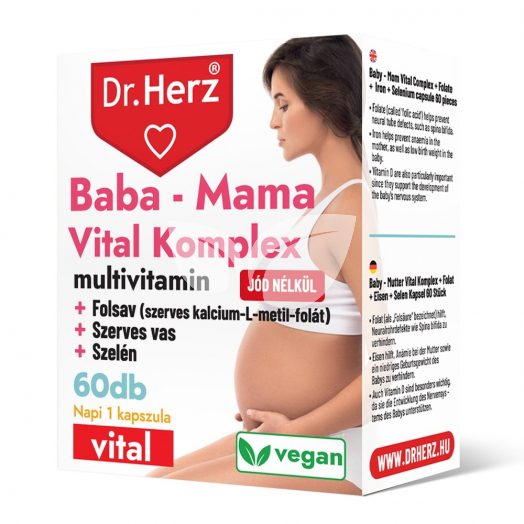 Dr.herz baba mama vital komplex kapszula 60 db • Egészségbolt