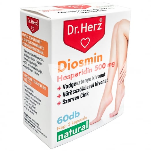Dr.herz diozmin+hezperidin 500mg kapszula 60 db • Egészségbolt