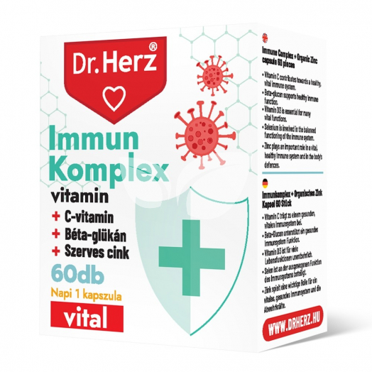 Dr.herz immun komplex kapszula 60 db • Egészségbolt