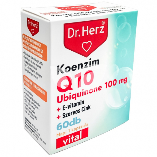 Dr.herz q10 koenzim 100mg kapszula 60 db • Egészségbolt
