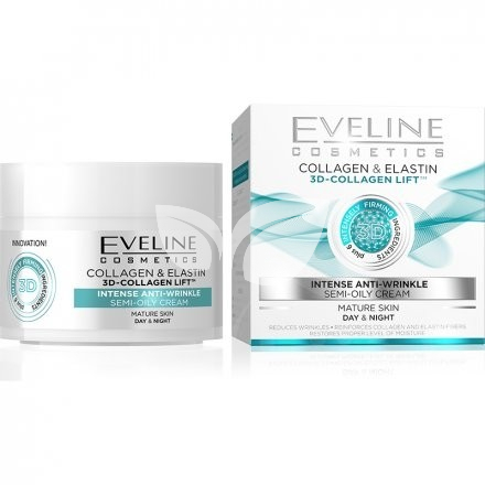 Eveline 3d collagen intenzív ránctalanító arckrém 50 ml • Egészségbolt
