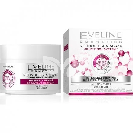 Eveline 3d retinol intenzív feszesítő arckrém 50 ml • Egészségbolt