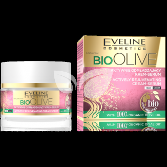 Eveline bio olive aktív bőrfiatalító krém-szérum 50 ml