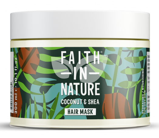 Faith In nature hajmaszk kókusz és shea vaj 300 ml • Egészségbolt