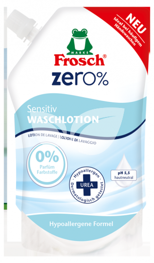 Frosch zero % folyékony szappan utántöltő ureával 500 ml • Egészségbolt