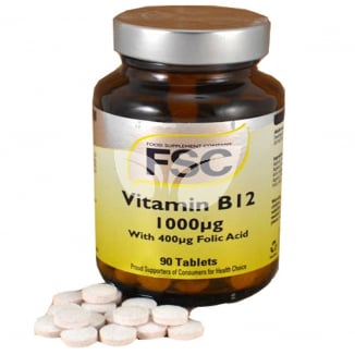 FSC b12 vitamin tabletta 1000mg 90 db
